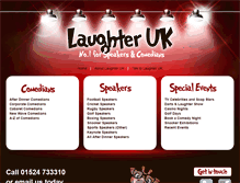 Tablet Screenshot of laughteruk.co.uk